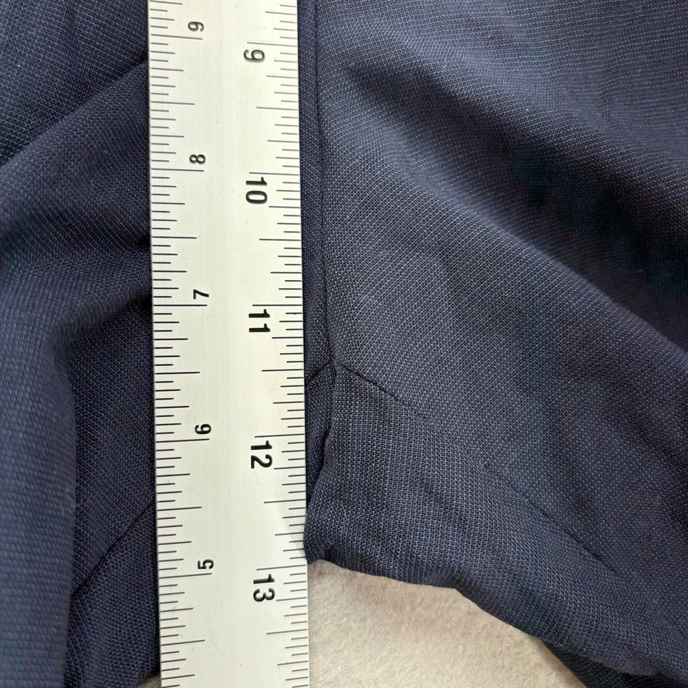 Banana‎ Republic Slim Performance Dress Pants Mens 35x34 Navy Blue Marzotto Wool